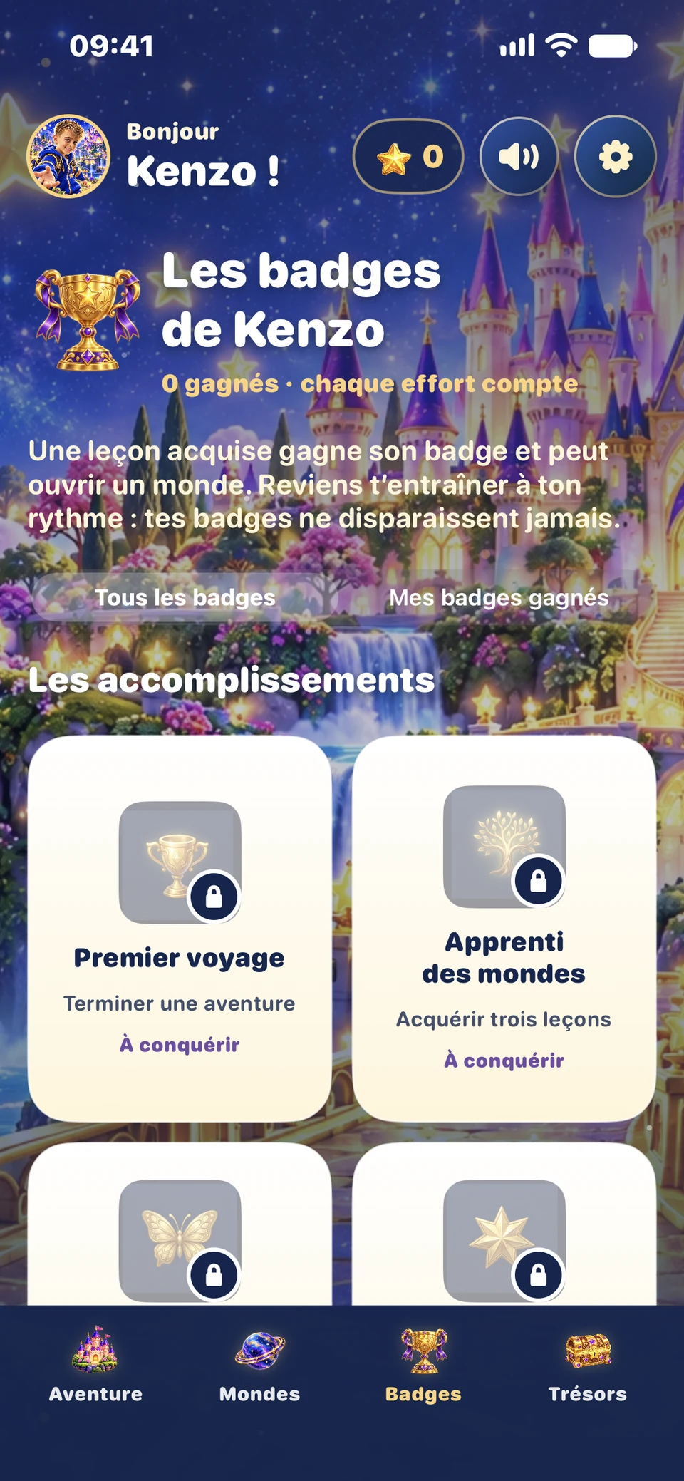 Les badges de Kenzo sur iPhone