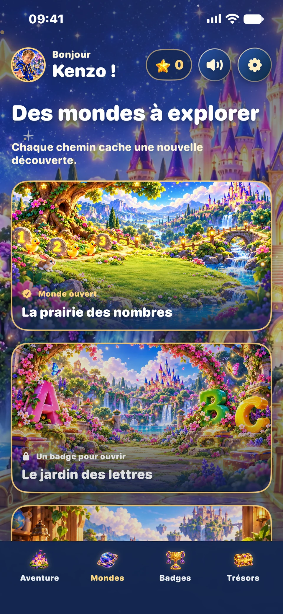 Les mondes à explorer sur iPhone