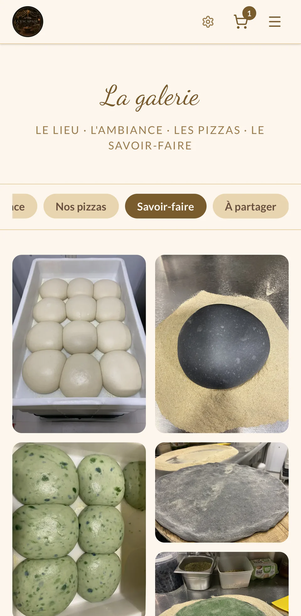 La galerie filtrée sur le savoir-faire : pâtons et pâte étalée