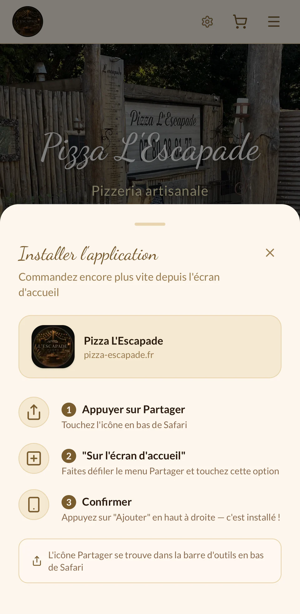 Le guide d’installation de l’application sur iPhone